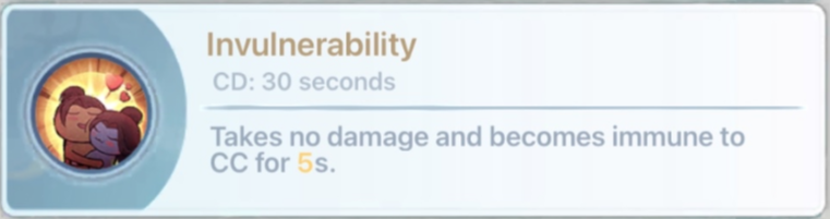 Invulnerability Skill